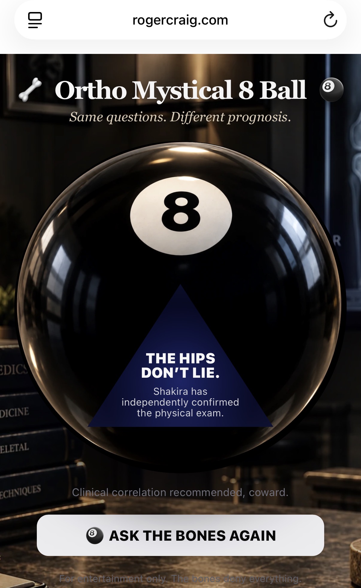 Ortho Mystical 8 Ball
